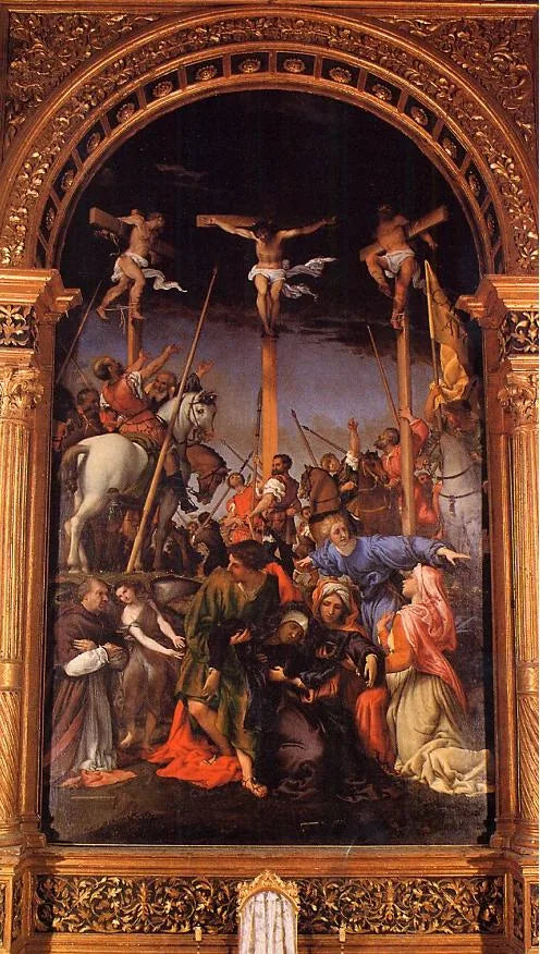Ristiinnaulitseminen - Lorenzo Lotto