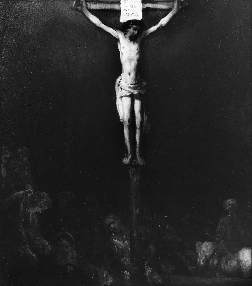 Crucifixion - Rembrandt image 1 tableau peint à l’huile sur toile