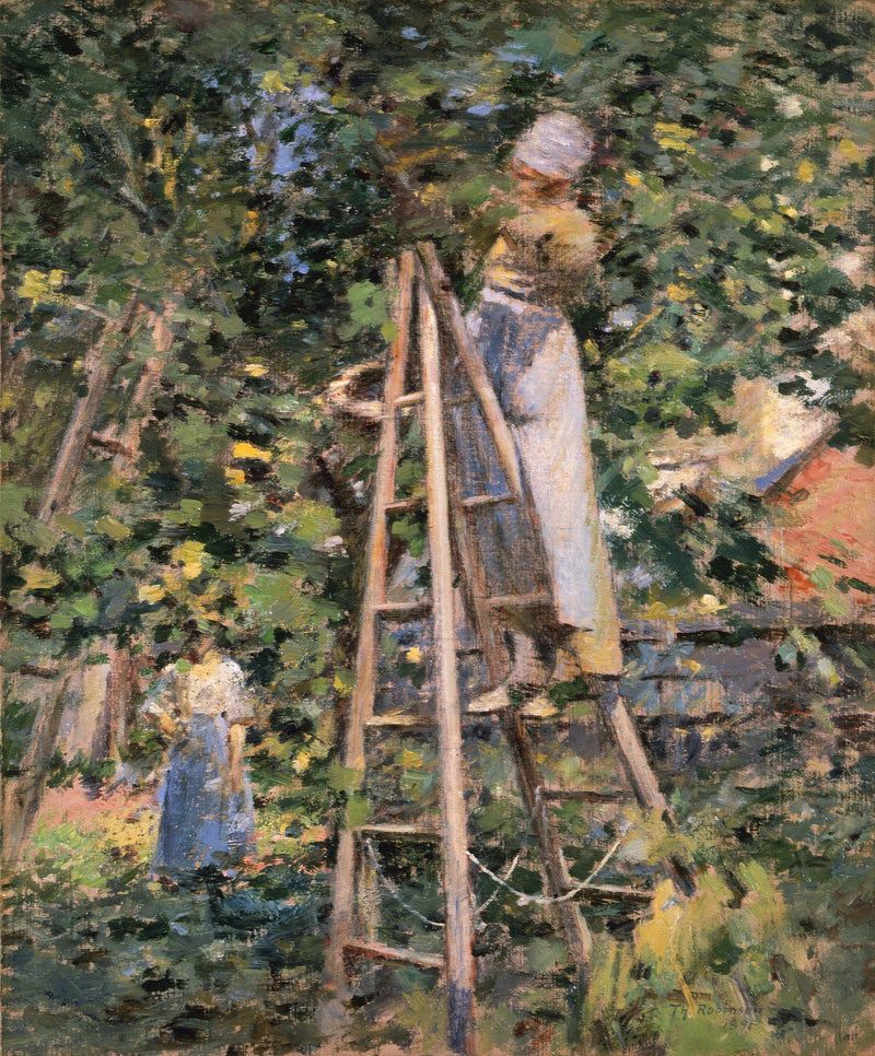 Luumujen poiminta - Theodore Robinson
