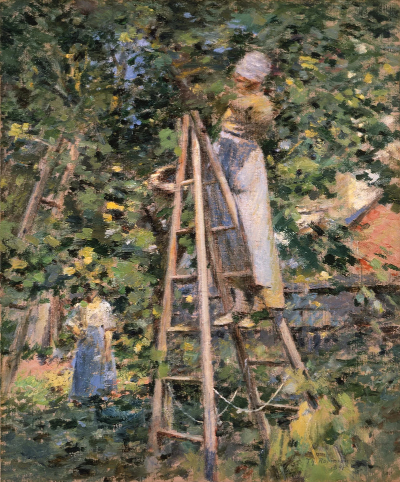 Luumujen poiminta - Theodore Robinson