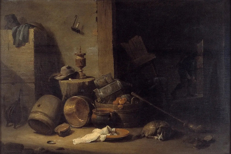 Keittiö - huone - David Teniers nuorempi