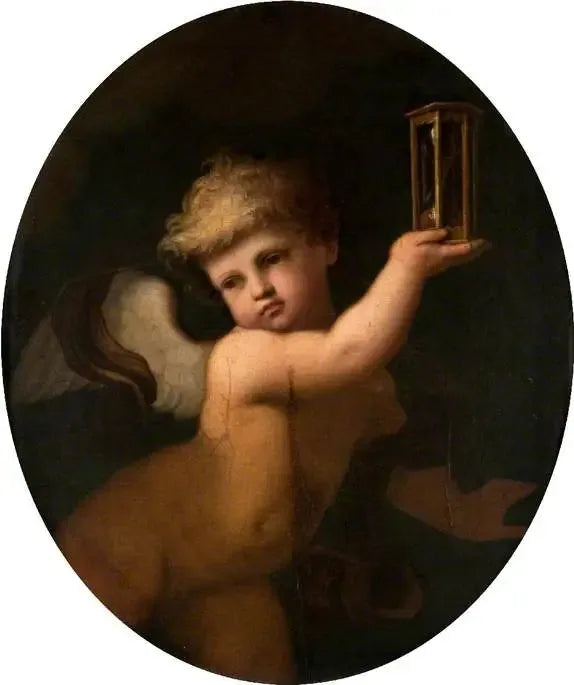 Cupiduksen ja kellon kanssa - Guido Reni