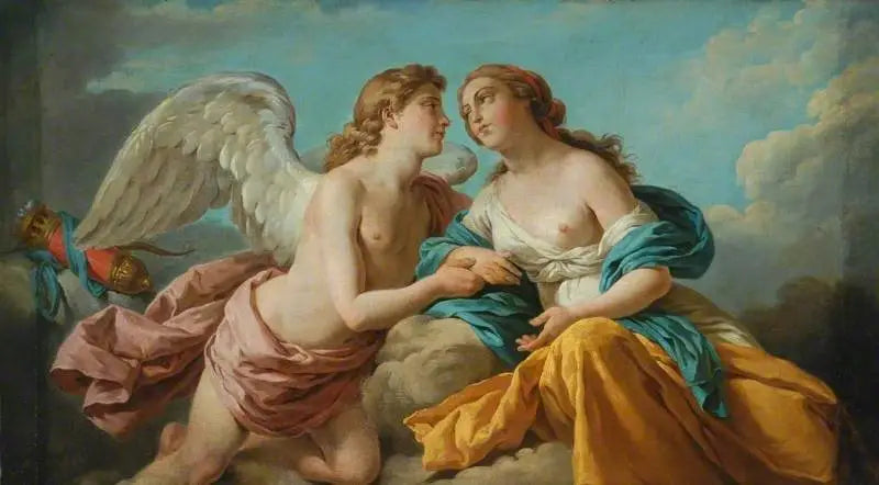 Cupidon ja Psyche, viiden aistin allegoria - Louis Jean François Lagrenée