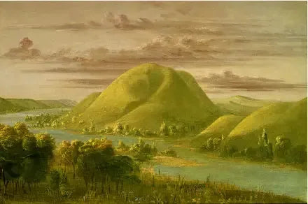 Uteliaat nurmikkorannat, Saint-Pierre-joen varrella - George Catlin