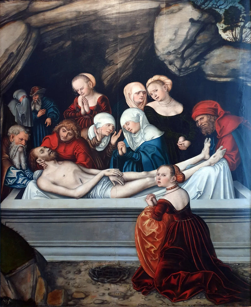 Passionin kierto: Hautaaminen - Lucas Cranach vanhempi