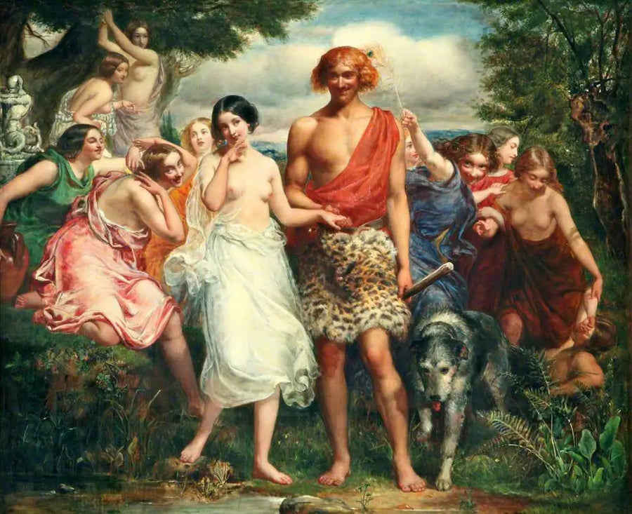 Cymon ja Iphigénie - John Everett Millais