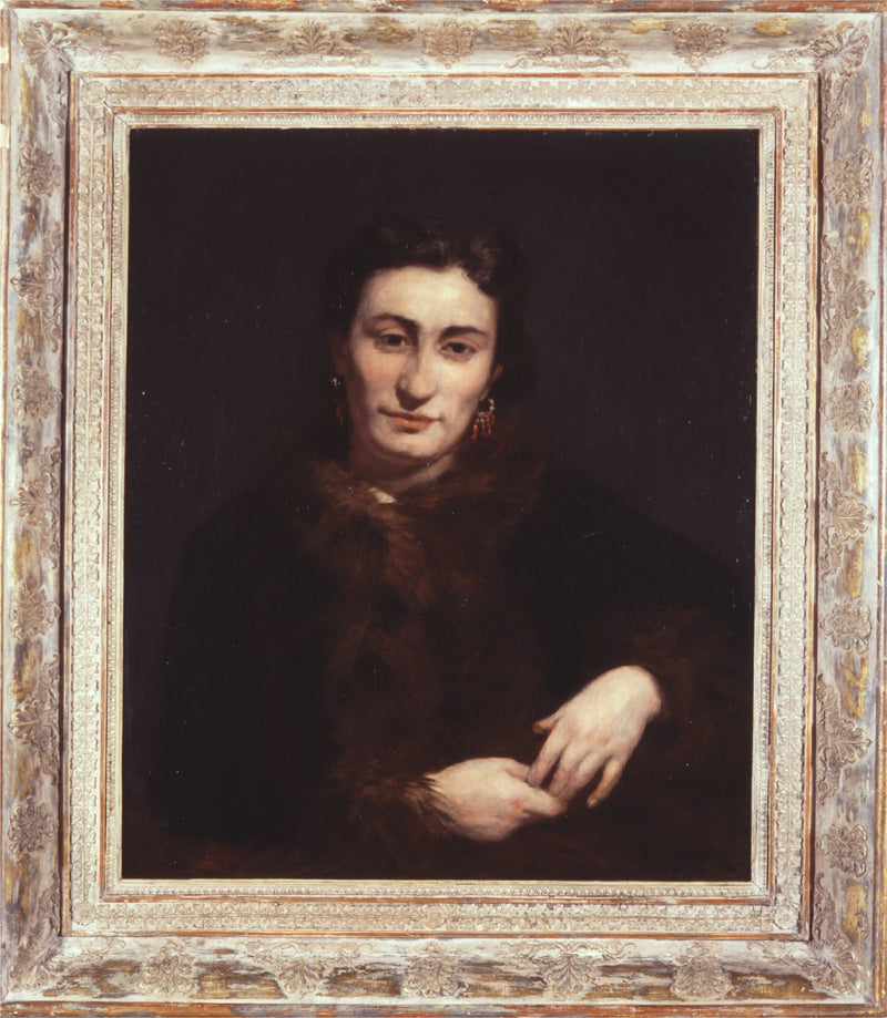 Naisen muotokuva turkiksessa - Pierre-Auguste Renoir