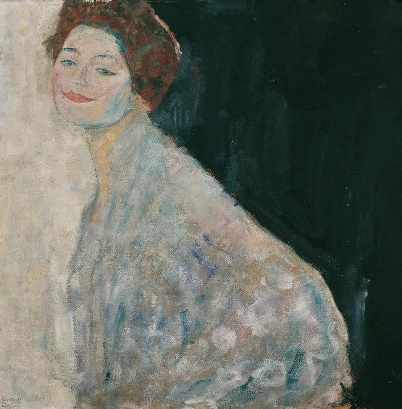 Valkoinen nainen - Gustav Klimt