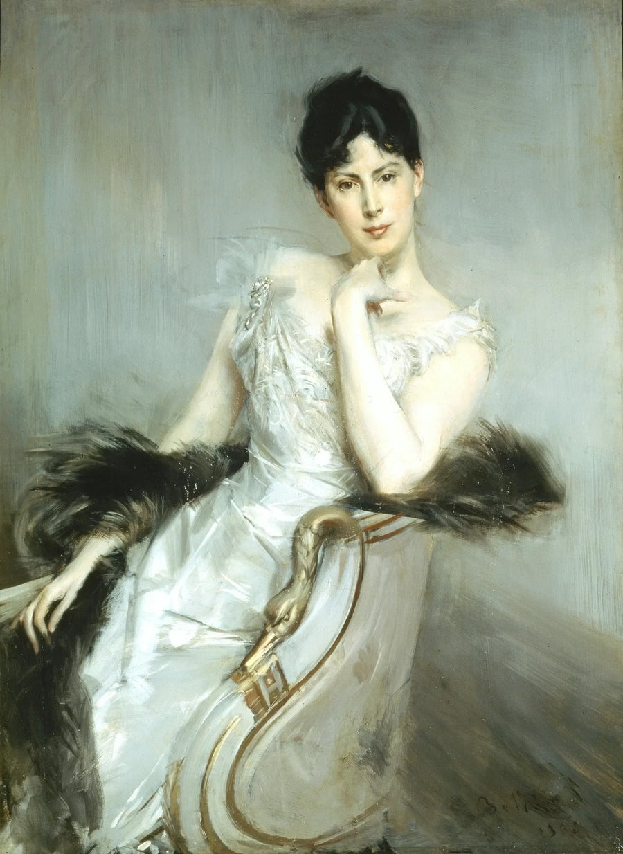 Naimisissa valkoisessa mekossa - Giovanni Boldini