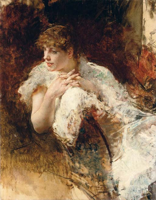 Dame napolitaine - Giuseppe De Nittis
