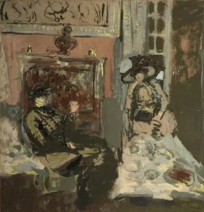 Naiset teekutsujen aikaan, Les Pavillons - Édouard Vuillard