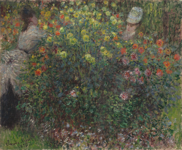 Naiset Kukissa W383 - Claude Monet