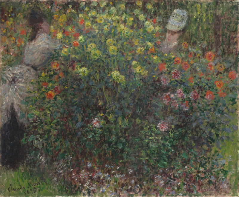 Naiset Kukissa W383 - Claude Monet
