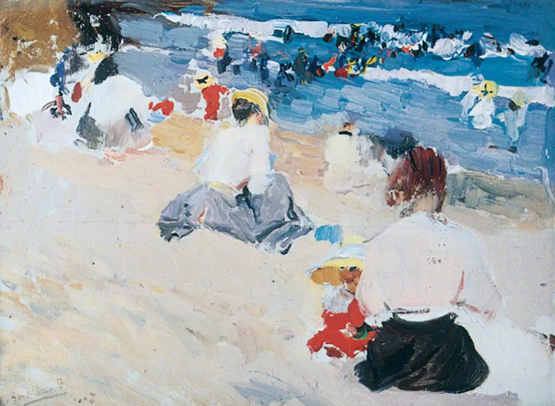 Naiset rannalla - Joaquín Sorolla