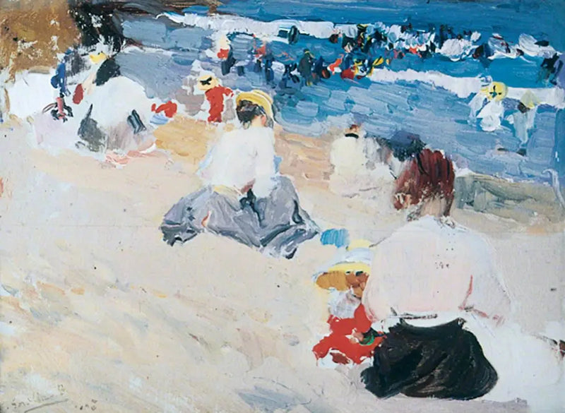 Naiset rannalla - Joaquín Sorolla