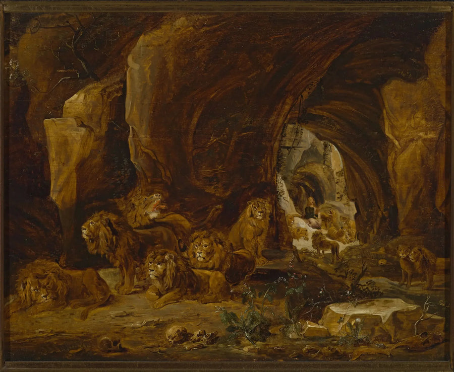 Daniel avec les Lions - David Teniers nuorempi