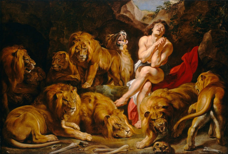 Daniel leijonien luolassa - Peter Paul Rubens