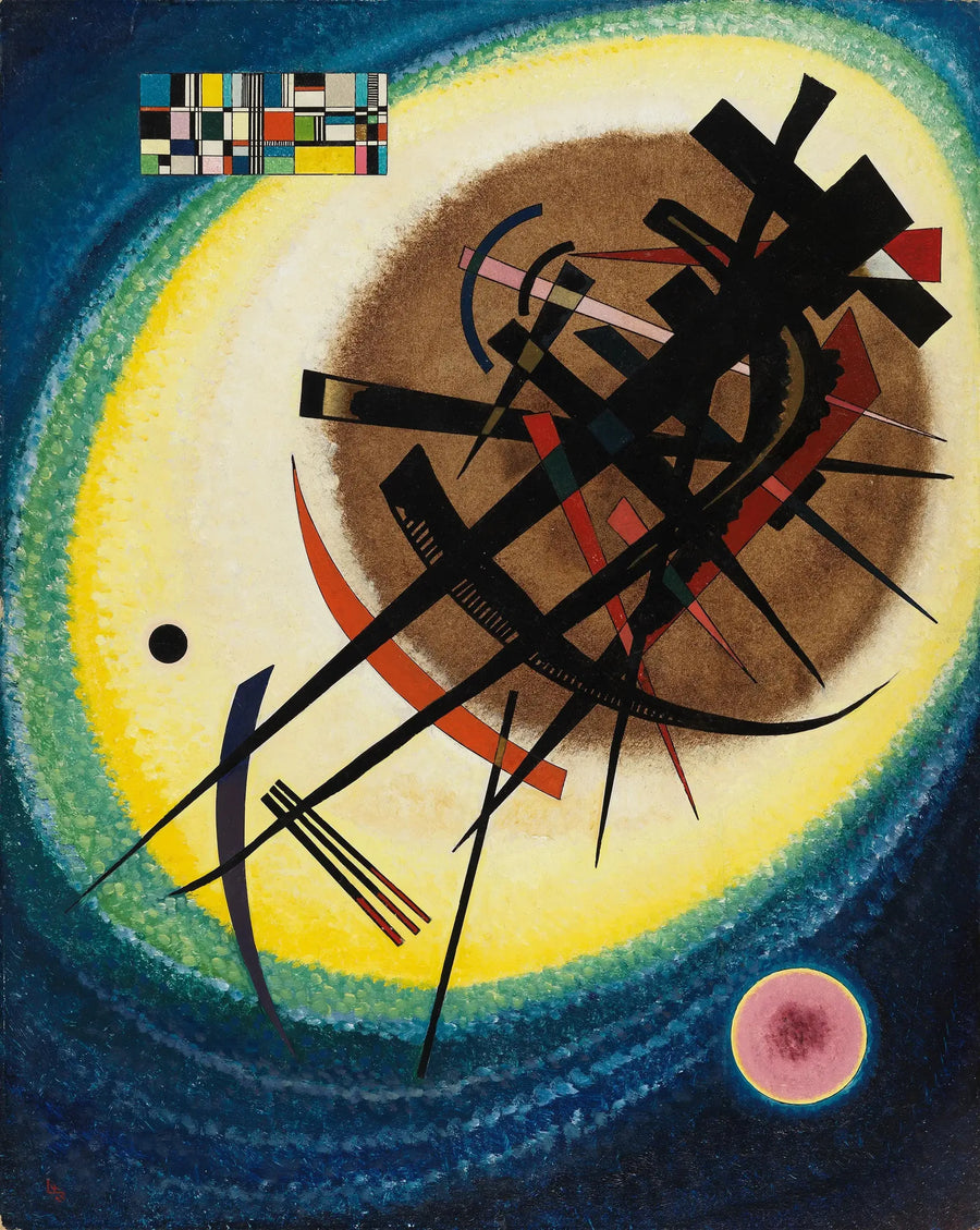 Kirkkaassa ovaalissa - Vassily Kandinsky
