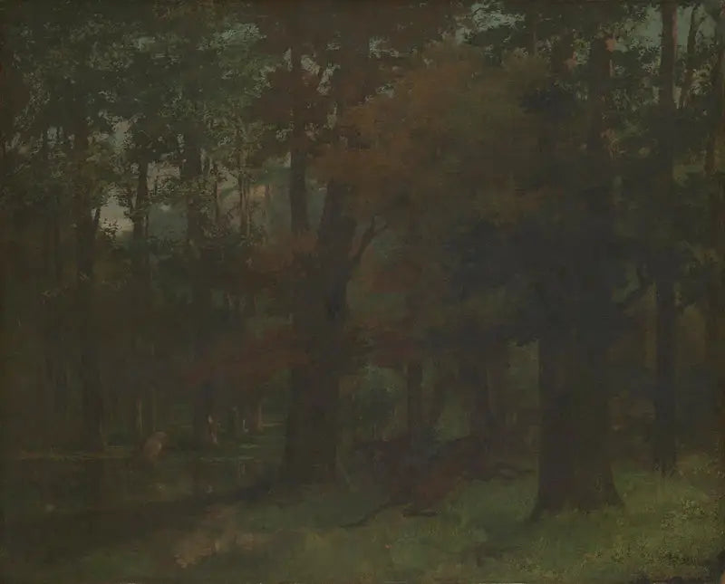 Metsässä - Gustave Courbet