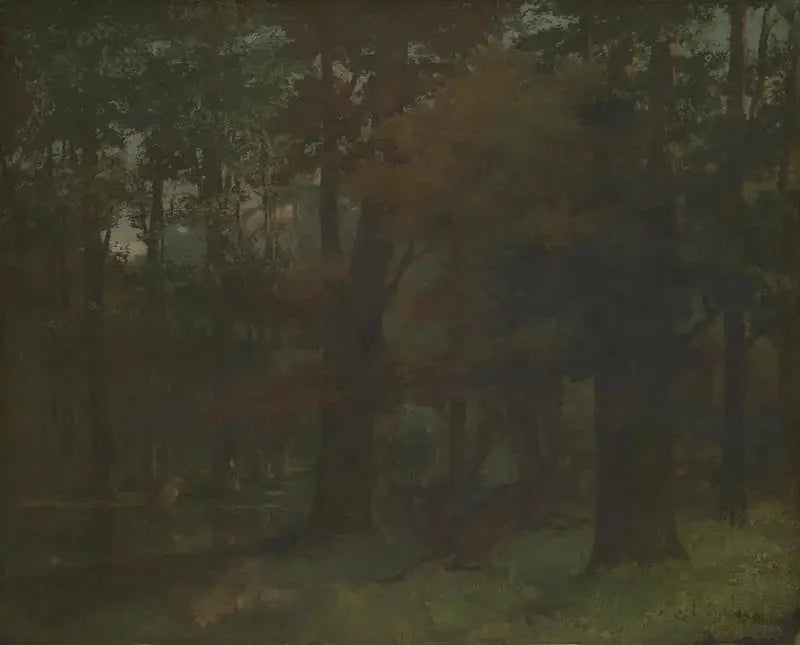 Metsässä - Gustave Courbet