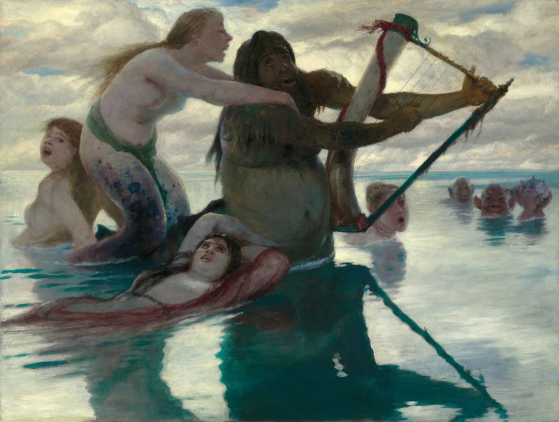 Meressä - Arnold Böcklin