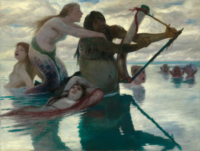 Meressä - Arnold Böcklin