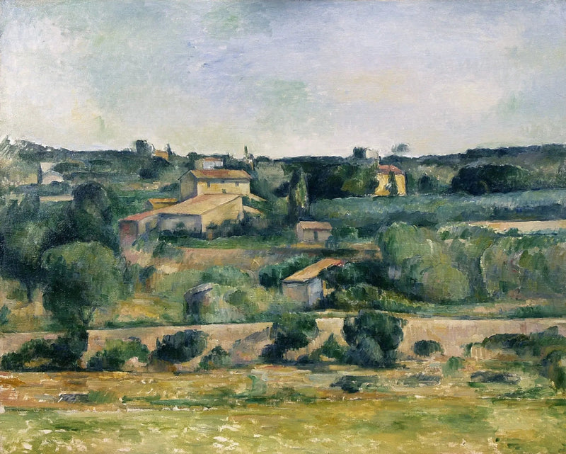 Bellevuen tasangolla, Aixista länteen - Paul Cézanne