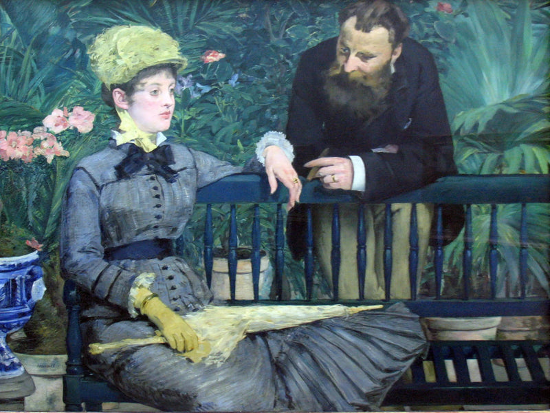Kasvihuoneessa - Édouard Manet