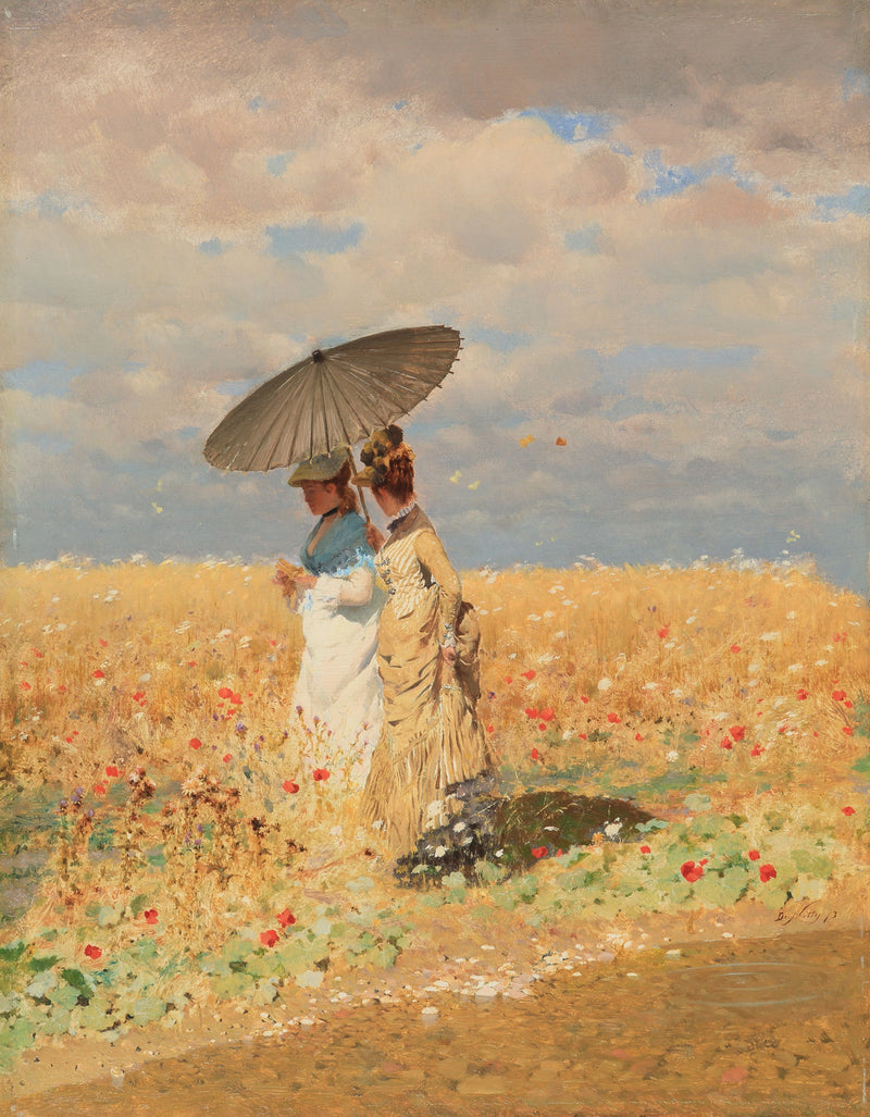 Vehnässä - Giuseppe De Nittis