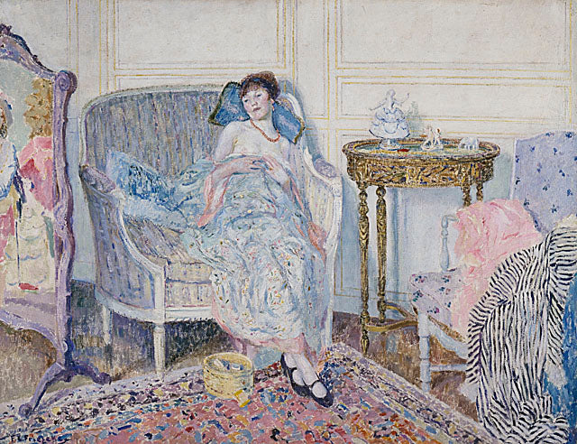 Boudoirissa - Frederick Carl Frieseke