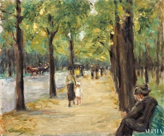 Dans le jardin animalier de Berlin - Max Liebermann - Reproductions de tableaux et peintures haut de gamme