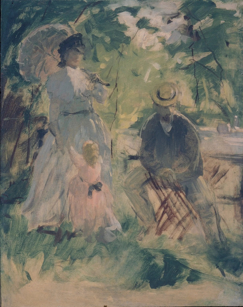 Puutarhassa - Berthe Morisot
