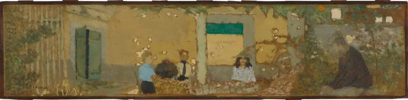 Vallottonin puutarhassa - Édouard Vuillard