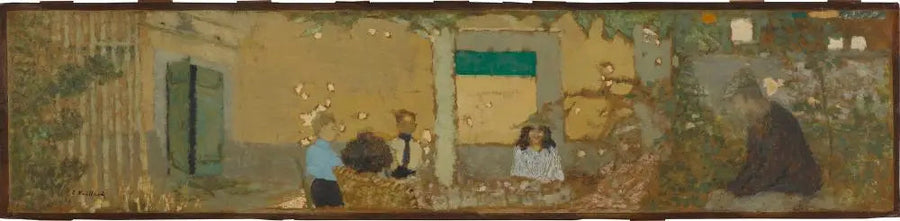 Vallottonin puutarhassa - Édouard Vuillard
