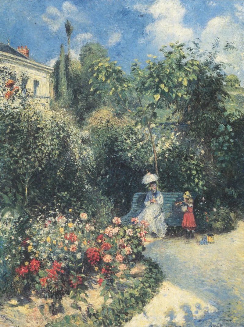 Mathurinsin puutarhassa, Pontoise - Camille Pissarro