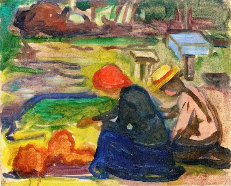 Puutarhassa - Edvard Munch