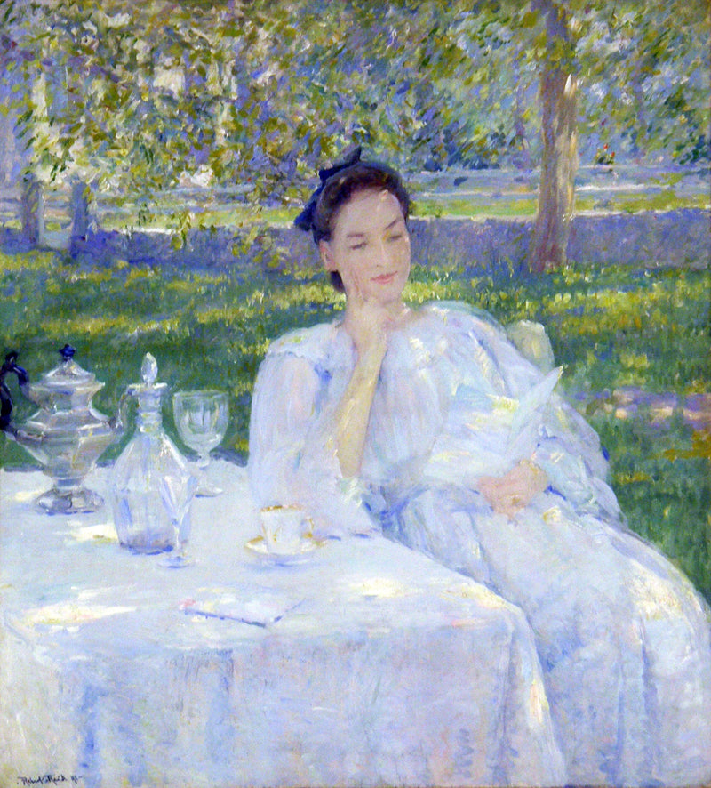 Puutarhassa - Robert Lewis Reid
