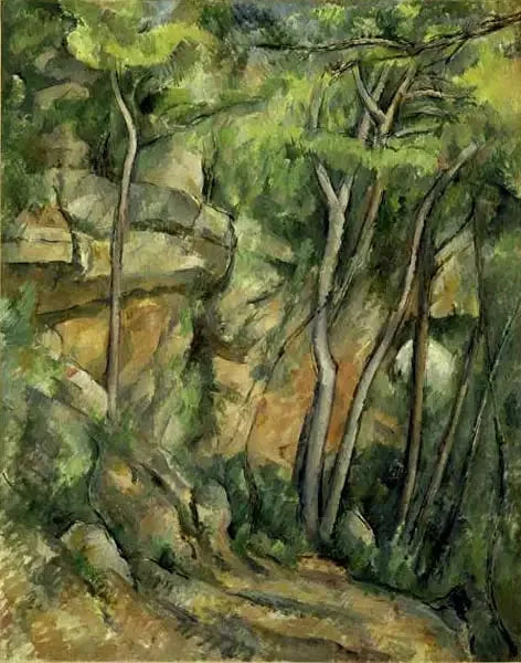 Château Noirin puistossa - Paul Cézanne