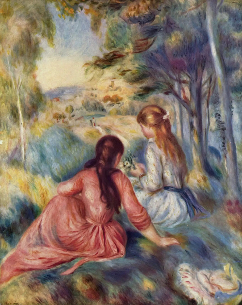 Niityllä - Pierre-Auguste Renoir