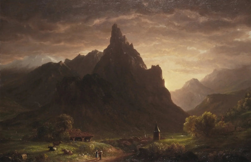 Simmentalissa, Sveitsissä - Thomas Cole