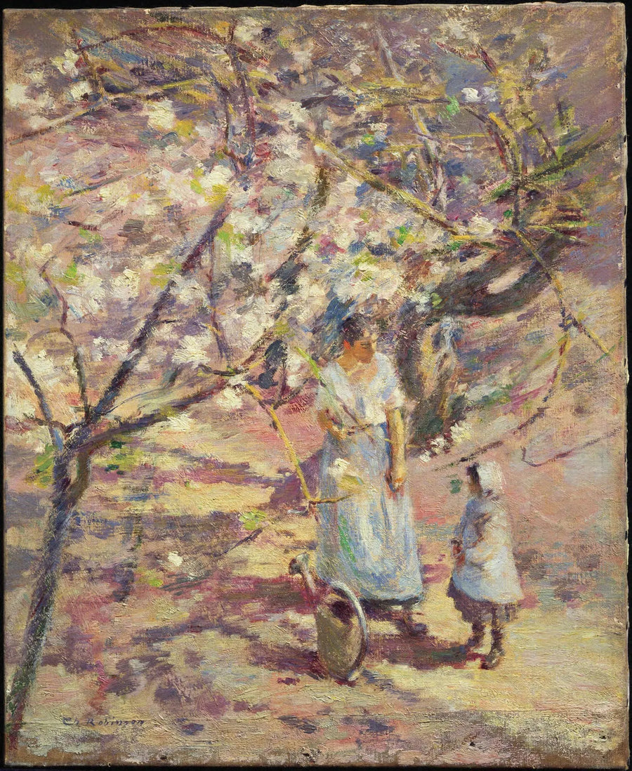 Puutarhassa - Theodore Robinson
