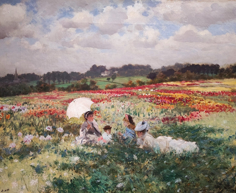 Lontoon ympärillä olevilla pelloilla - Giuseppe De Nittis