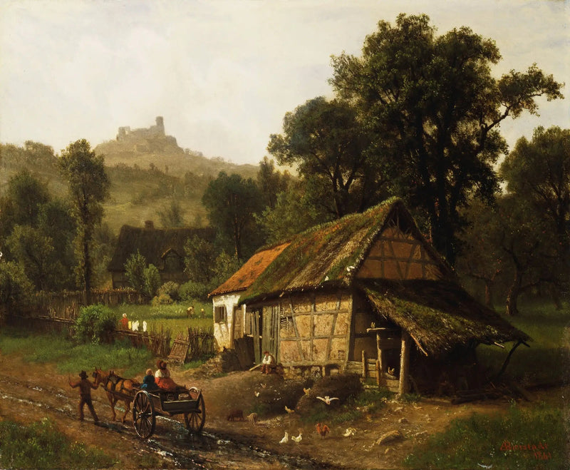 Albert Bierstadt - Vuoristojen juurella