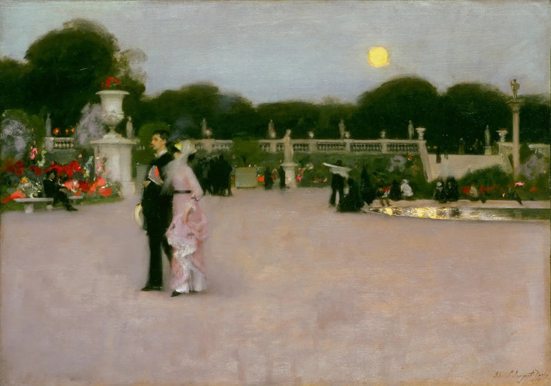 Luxembourgin puutarhoissa - John Singer Sargent
