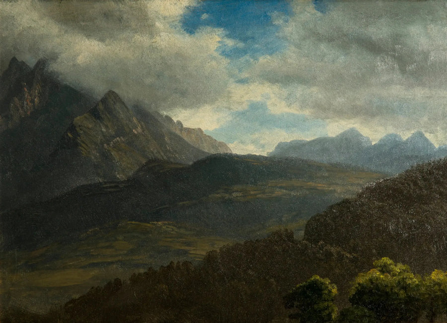 Kalliovuorilla - Albert Bierstadt