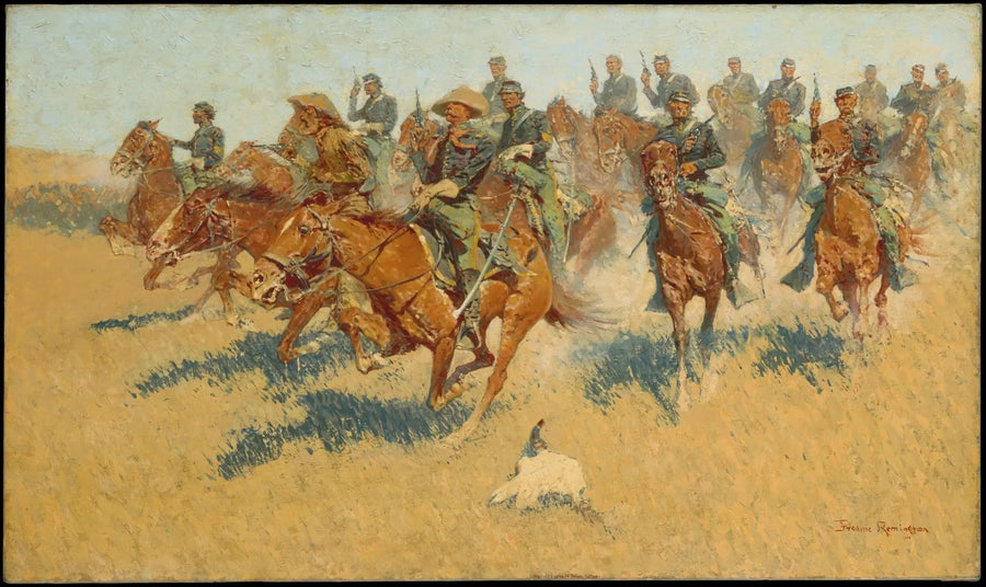 Etelän tasangoilla - Frederic Remington
