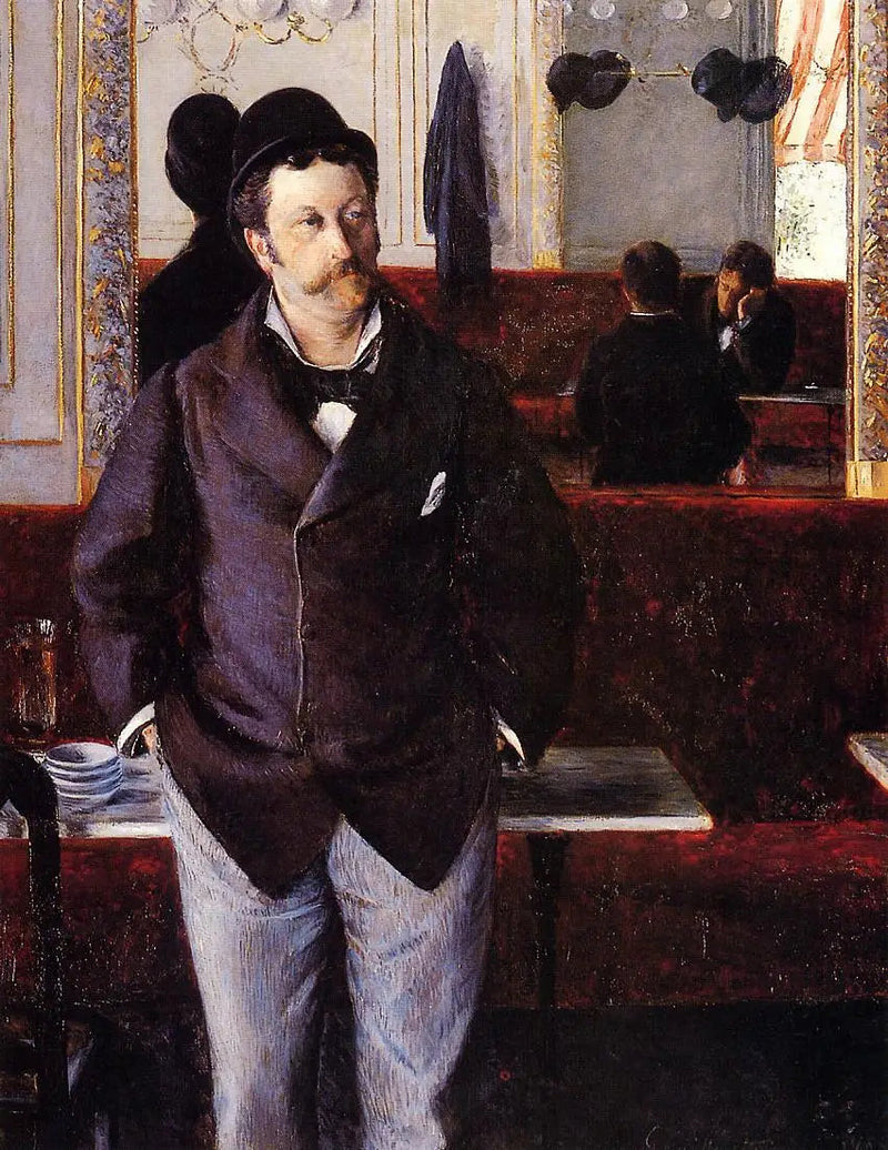 Kahvilassa - Gustave Caillebotte