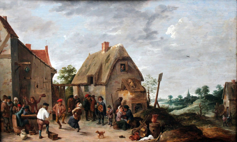 Tanssi kylän markkinoilla - David Teniers nuorempi