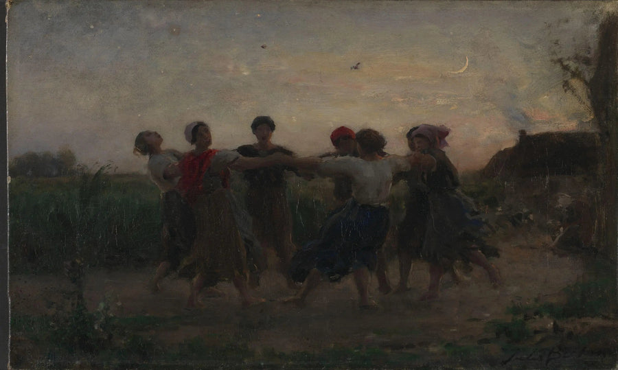 Saint-Jeanin tanssi Courrièresissä - Jules Breton