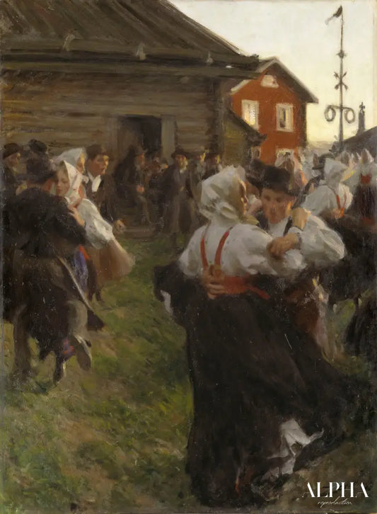 Danse du milieu de l'été, 1897 - Anders Zorn - Reproductions de tableaux et peintures haut de gamme